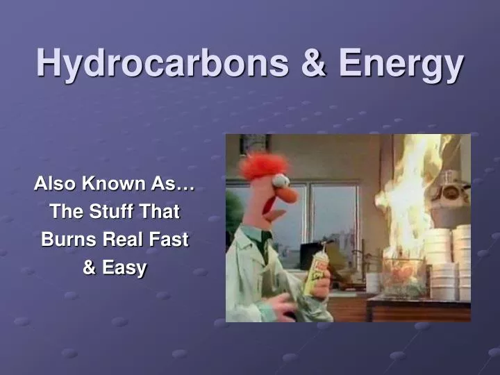hydrocarbons energy