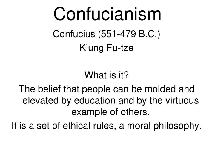 confucianism