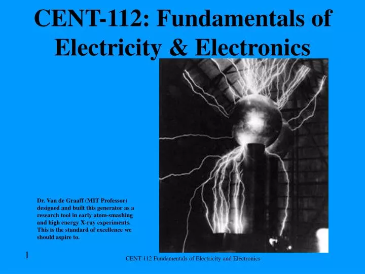 cent 112 fundamentals of electricity electronics
