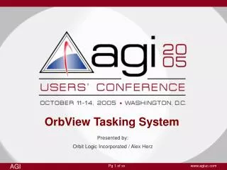 OrbView Tasking System