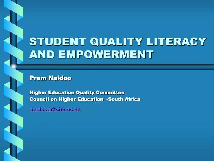 student quality literacy and empowerment