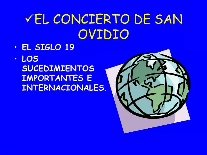 el concierto de san ovidio