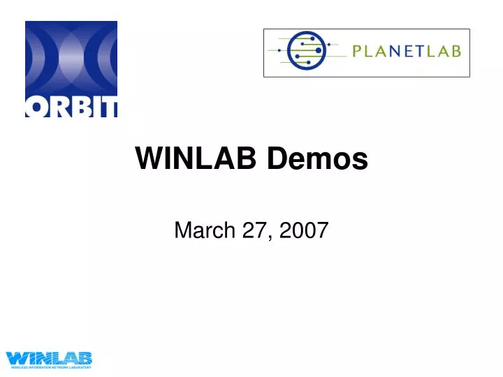 winlab demos