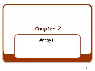 Chapter 7