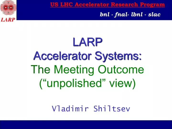 larp accelerator systems the meeting outcome unpolished view