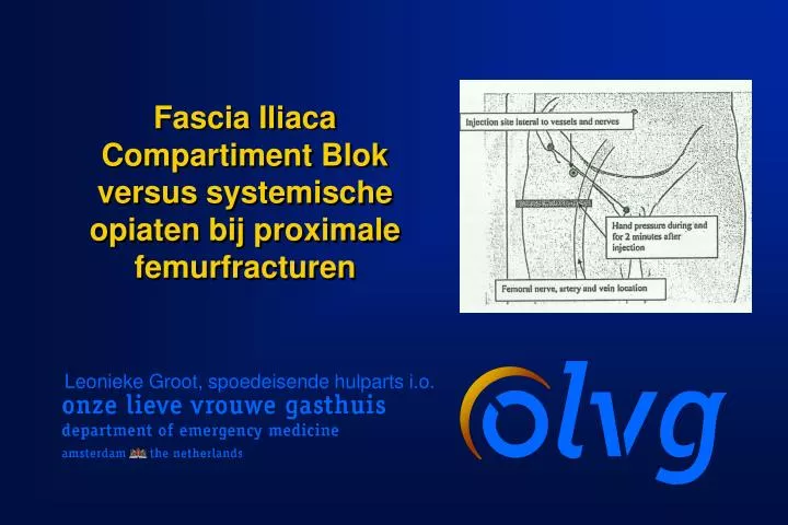 fascia iliaca compartiment blok versus systemische opiaten bij proximale femurfracturen