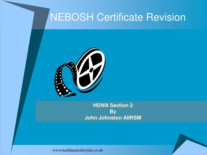 nebosh certificate revision