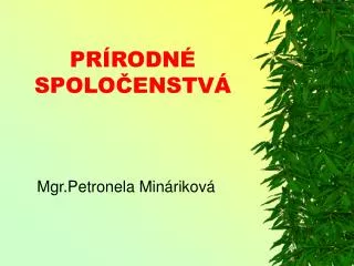 pr rodn spolo enstv