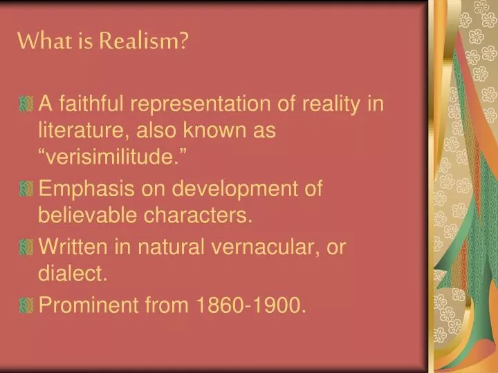 what is realism