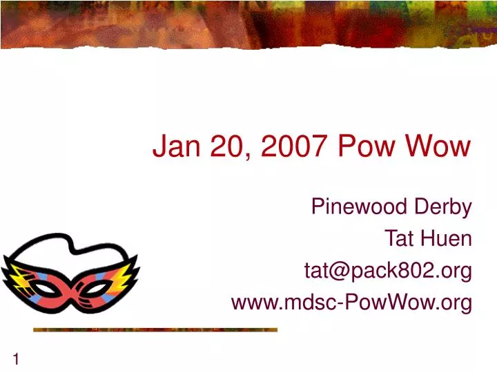 jan 20 2007 pow wow