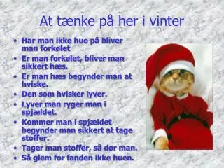 at t nke p her i vinter