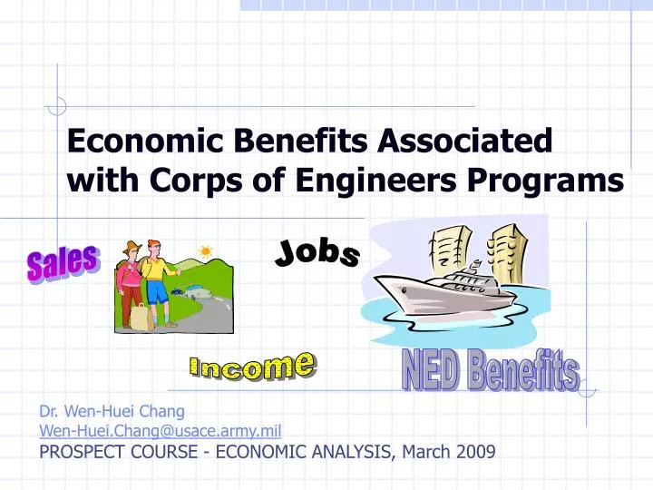 economic benefits associated with corps of engineers programs
