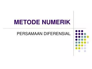 metode numerik