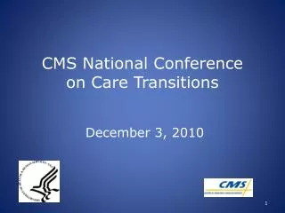 CMS National Conference on Care Transitions