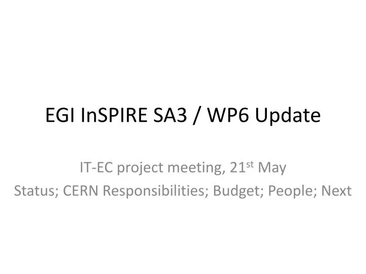 egi inspire sa3 wp6 update