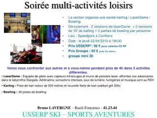 soir e multi activit s loisirs