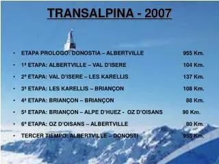 transalpina 2007