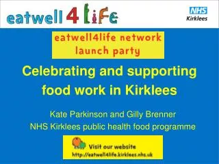 Celebrating and supporting food work in Kirklees