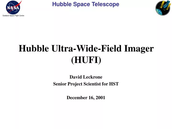 hubble ultra wide field imager hufi