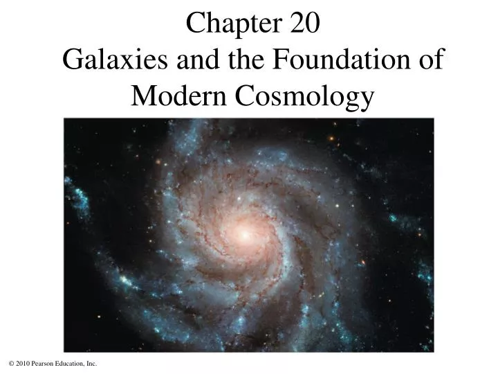 chapter 20 galaxies and the foundation of modern cosmology