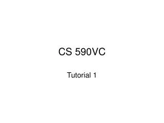 CS 590VC
