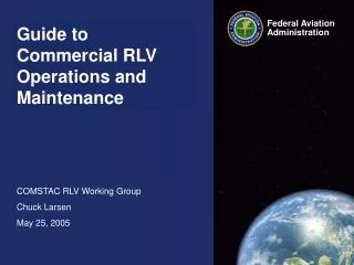 Guide to Commercial RLV Operations and Maintenance