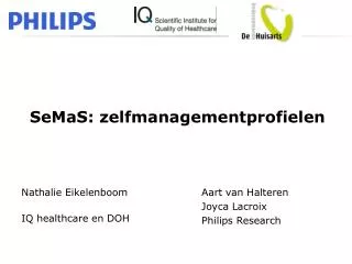 semas zelfmanagementprofielen