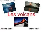 Les volcans - slide 1