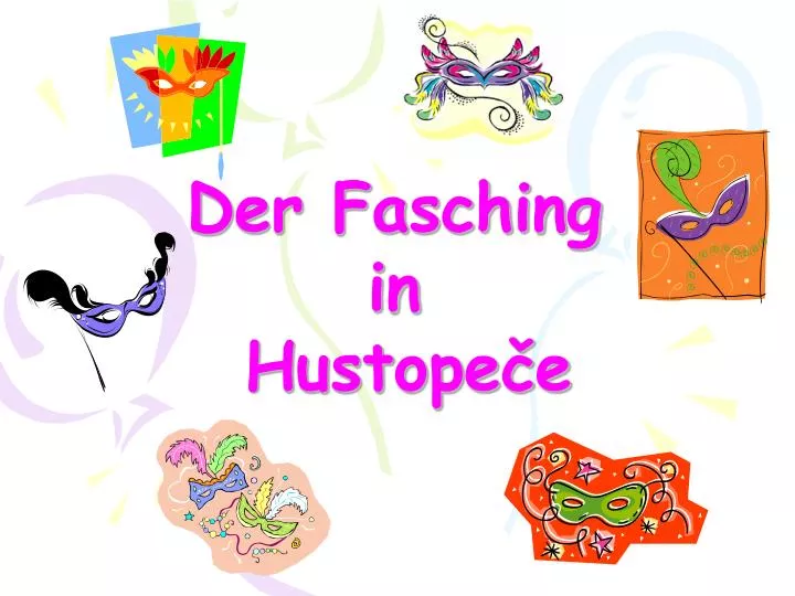 der fasching in hustope e