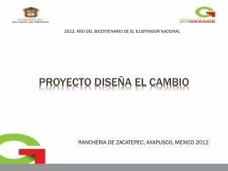 proyecto dise a el cambio