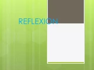 reflexion