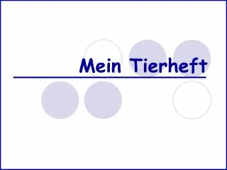 mein tierheft