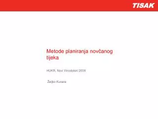 metode planiranja nov anog tijeka