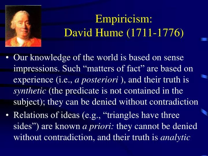 empiricism david hume 1711 1776