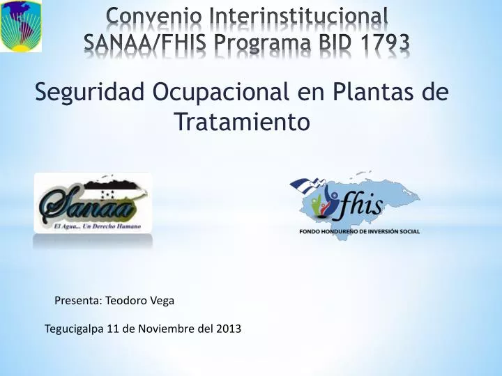 convenio interinstitucional sanaa fhis programa bid 1793