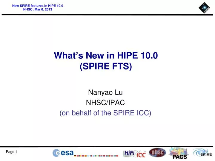 what s new in hipe 10 0 spire fts