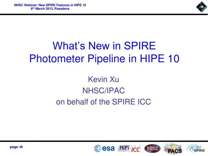 what s new in spire photometer pipeline in hipe 10
