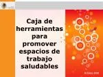 Caja de herramientas para promover espacios de trabajo saludables - slide 1