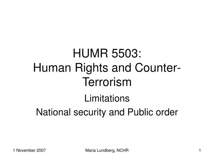humr 5503 human rights and counter terrorism