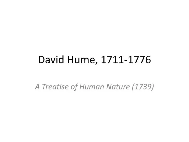 david hume 1711 1776