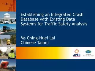 Establishing an Integrated Crash Database with Existing Data Systems for Traffic Safety Analysis