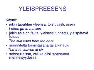 yleispreesens