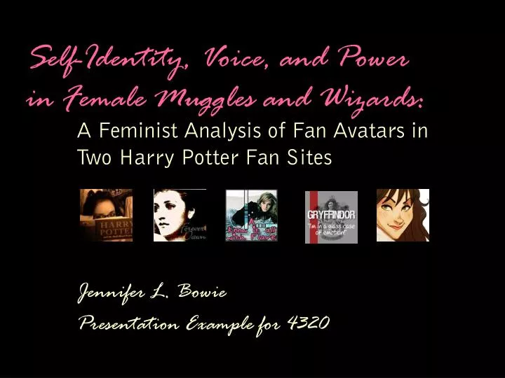 self identity voice and power in female muggles and wizards