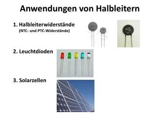 anwendungen von halbleitern