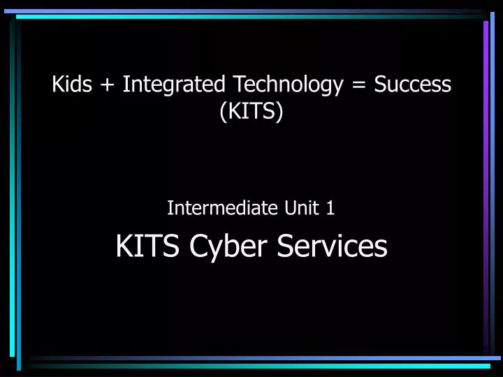kids integrated technology success kits