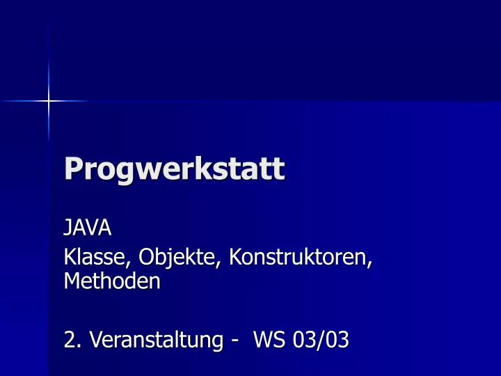 progwerkstatt