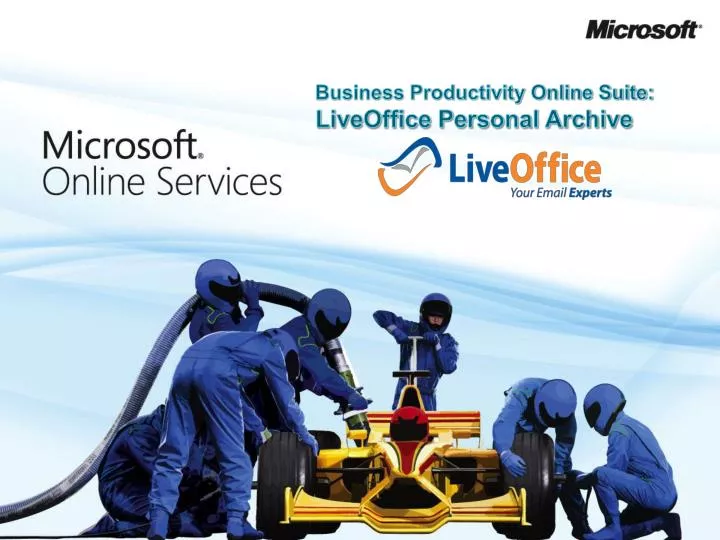 business productivity online suite liveoffice personal archive