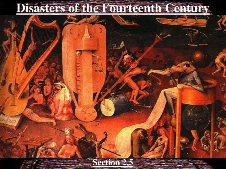 disasters of the fourteenth century