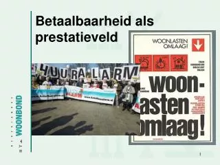 betaalbaarheid als prestatieveld