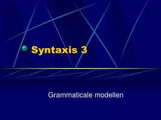 syntaxis 3
